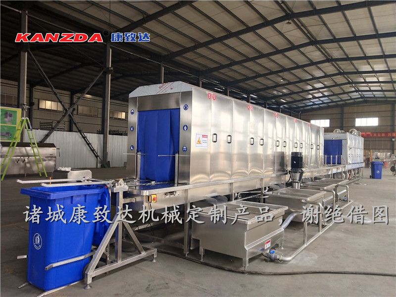 諸城康致達(dá)全自動(dòng)環(huán)衛(wèi)垃圾桶高壓清洗機(jī) 小區(qū)物業(yè)塑料桶清洗機(jī)